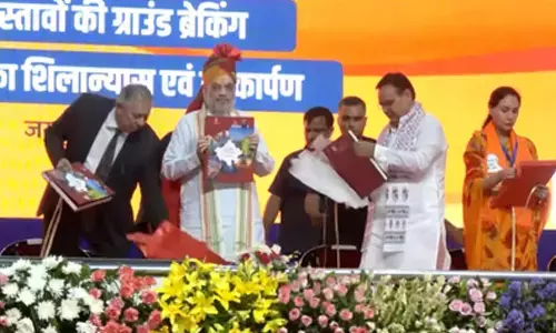 Amit Shah inaugurates, lays foundation stone of development works worth Rs 9,315 crore in Rajasthan