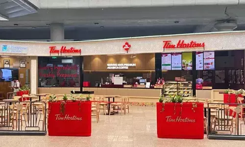 Tim Hortons continues India expansion, now also at Hyderabad Airport Arrivals!