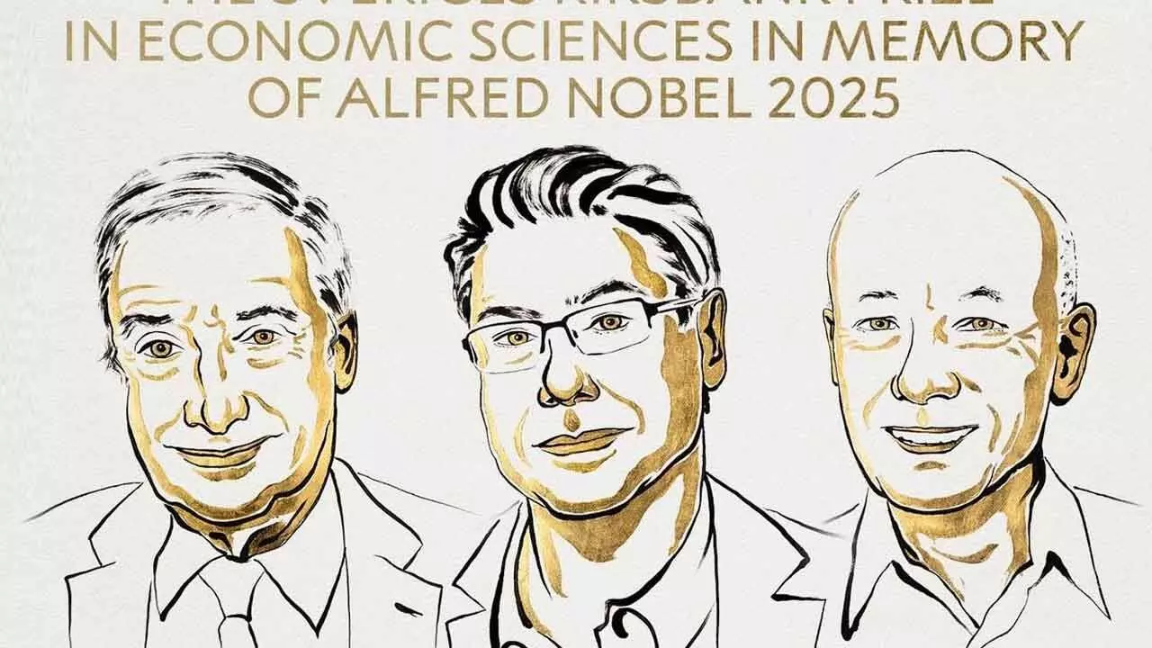 3 economists  share Nobel for explaining sustained growth