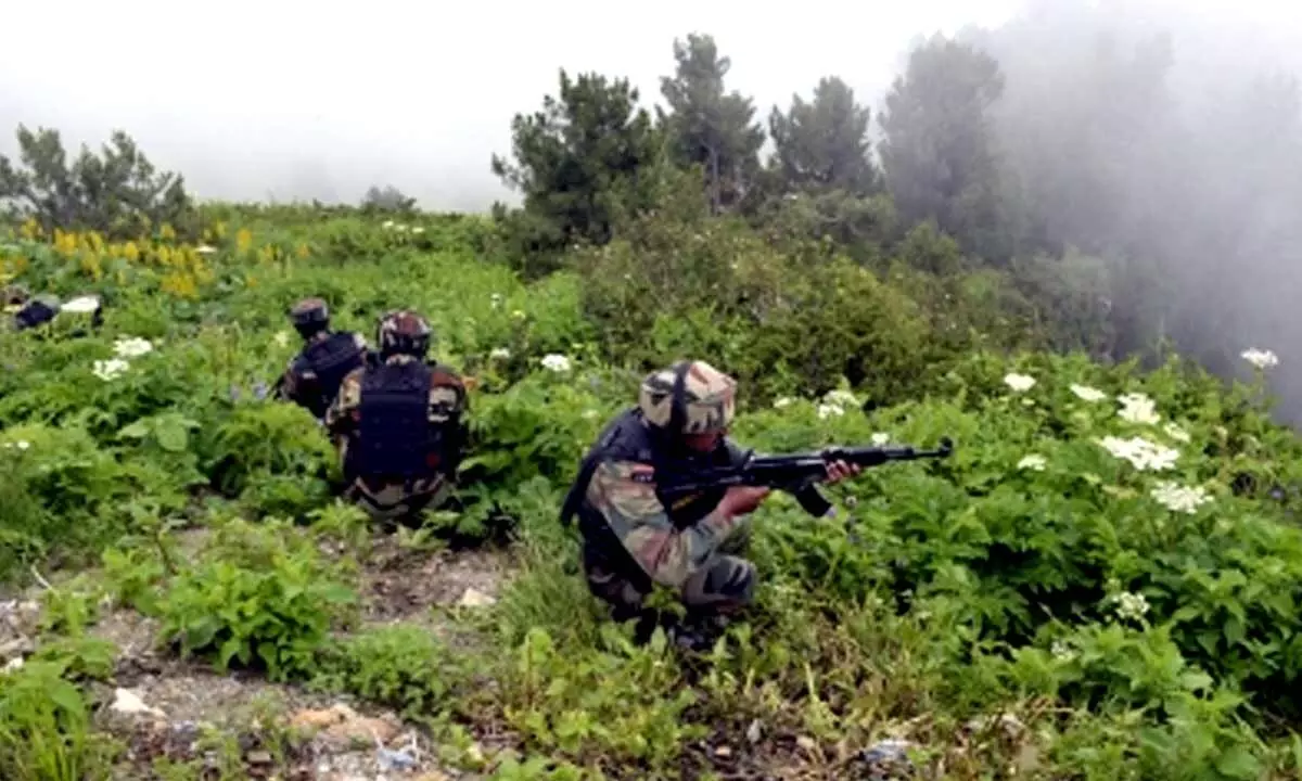 Two terrorists killed as Army foils infiltration bid on LoC in J&K’s Kupwara Two terrorists killed as Army foils infiltration bid on LoC in J&K’s Kupwara