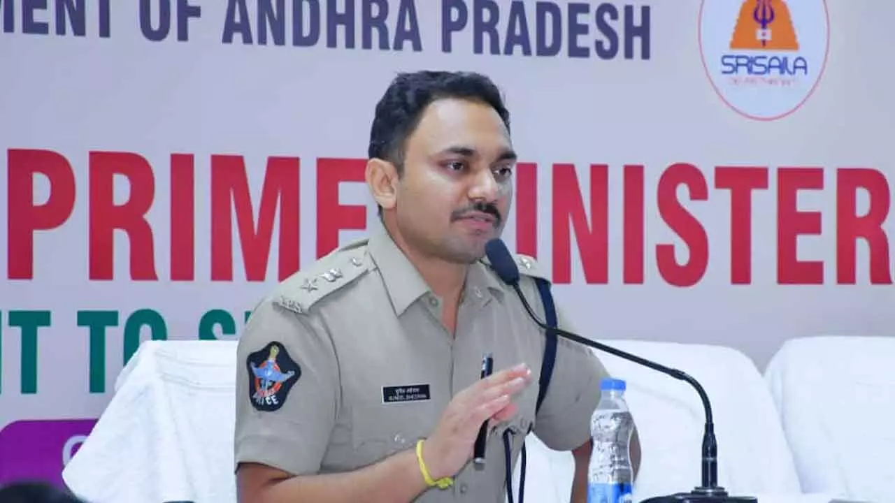 Tight security measures in place for Prime Minister Narendra Modi’s visit to Srisailam - DGP Harish Kumar Gupta reviewing security arrangements