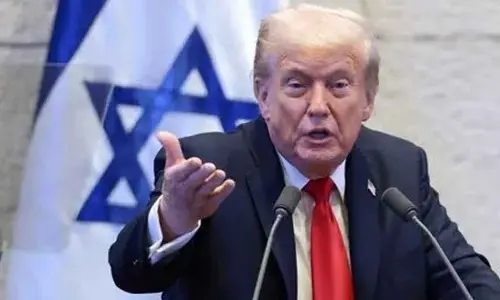 Trump doubles down on India, Pak truce claim