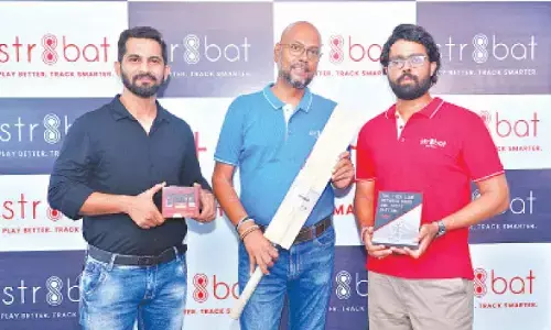 str8bat launches str8bat Pro in Hyderabad: Next-gen smart tech for batting