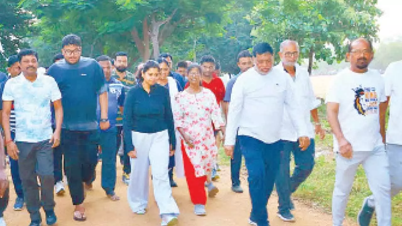 Synthetic track and open gym at NG College grounds soon Synthetic track and open gym at NG College grounds soon