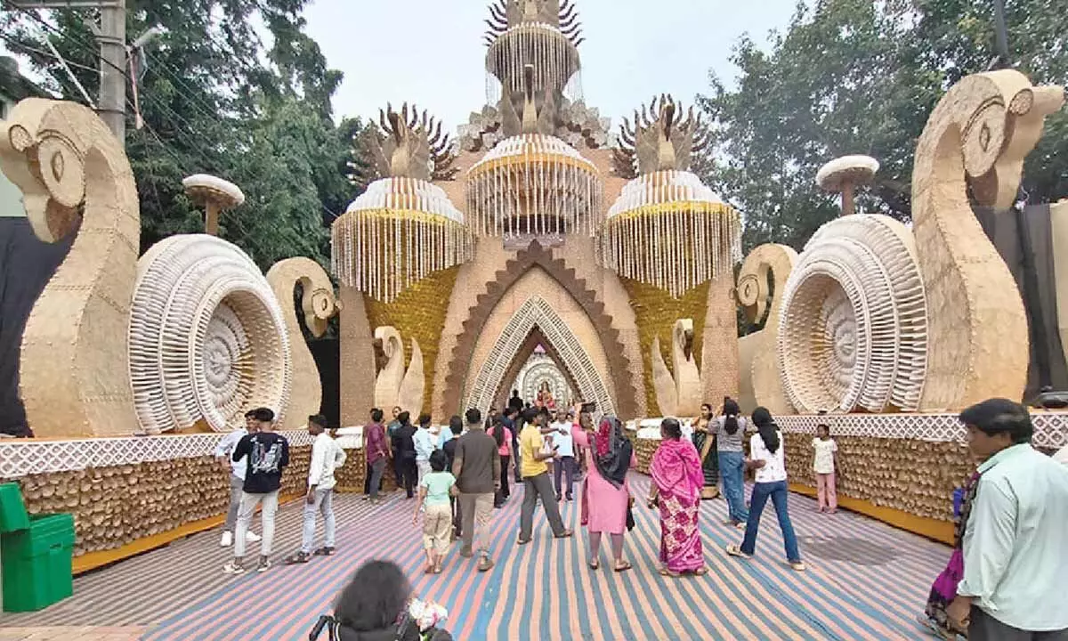 Laxmi puja pandals not disabled-friendly in Dhenkanal Laxmi puja pandals not disabled-friendly in Dhenkanal