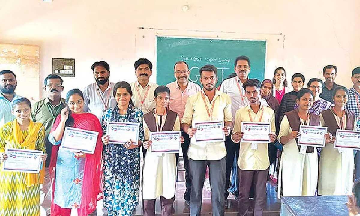 Essay writing competition on GST held Essay writing competition on GST held