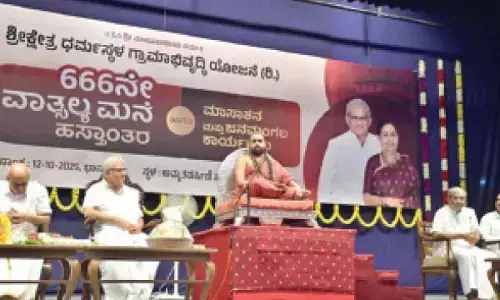 Dharmasthala hands over 666th Vatsalya Home