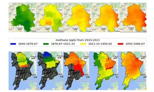 IIT Bombay study shows carbon dioxide, methane levels rising in Delhi and Mumbai