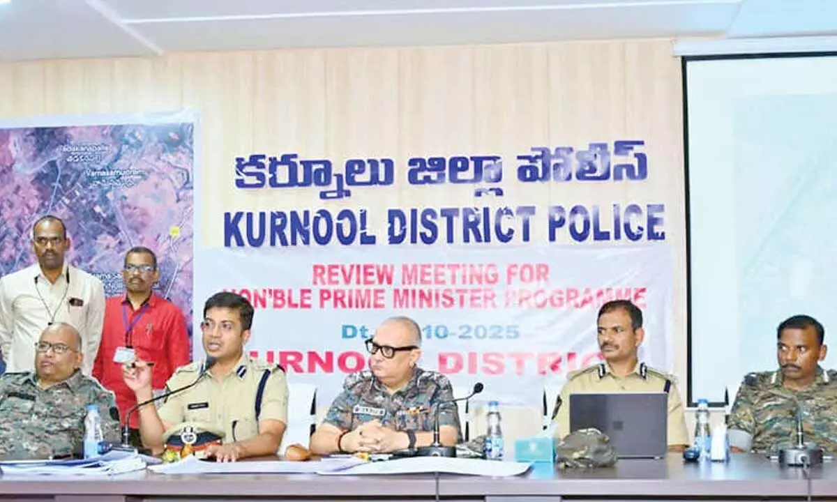 Tight vigil for PM’s Kurnool visit