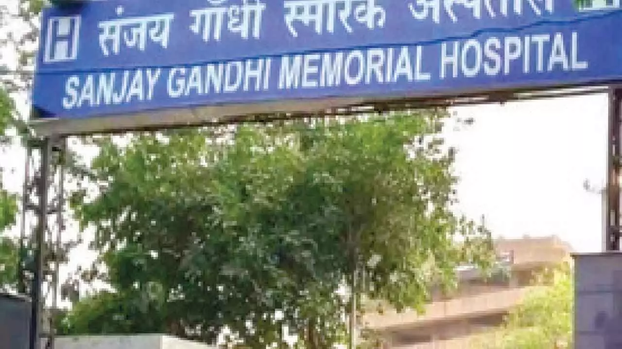 Man climbs onto roof of Sanjay Gandhi Hospital; rescue op on