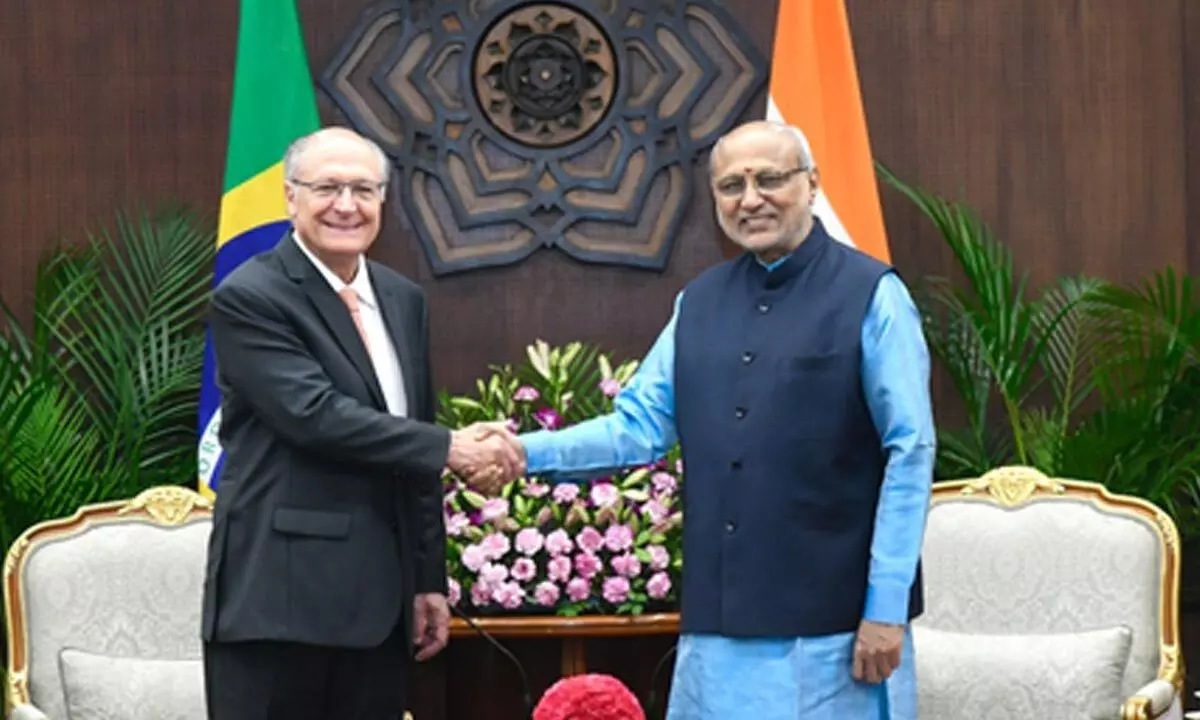 VP Radhakrishnan and Brazilian counterpart discuss enhancing ties in defence, connectivity