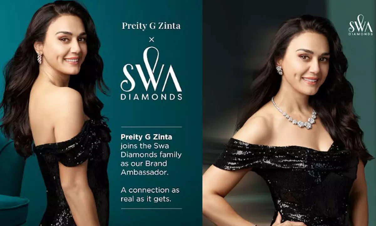 Preity G Zinta Makes a Powerful Comeback as the Face of Swa Diamonds Preity G Zinta Makes a Powerful Comeback as the Face of Swa Diamonds