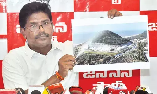 JSP corporator demands halting of activities at Rushikonda palace