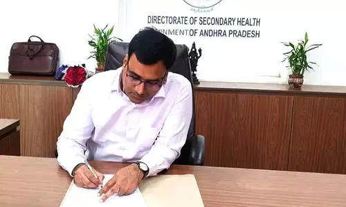Chakradhar Babu takes charge as director of secondary health