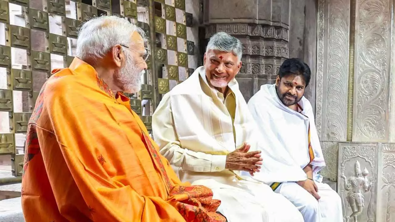 Vision Andhra key to Viksit Bharat: PM Vision Andhra key to Viksit Bharat: PM