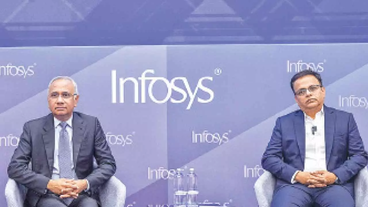 Infy’s Q2 net rises 12% to `7,364 cr