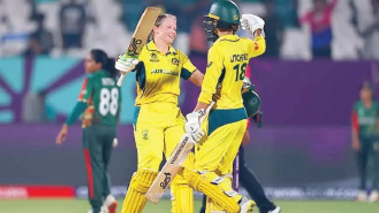 Healy, Litchfield power Aus to 10-wkt win over B’desh