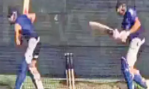 Kohli, Rohit sweat it out during team’s training