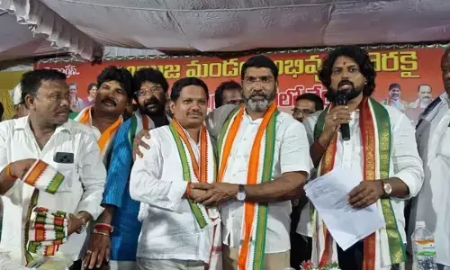 Former BRS Leader Sankapuram Ramudu Joins Congress, Shaking Up Alampur Politics