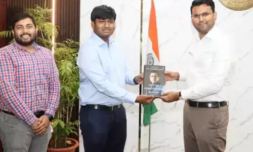 Trainee Deputy Collectors Meet Jogulamba Gadwal District Collector B.M. Santhosh