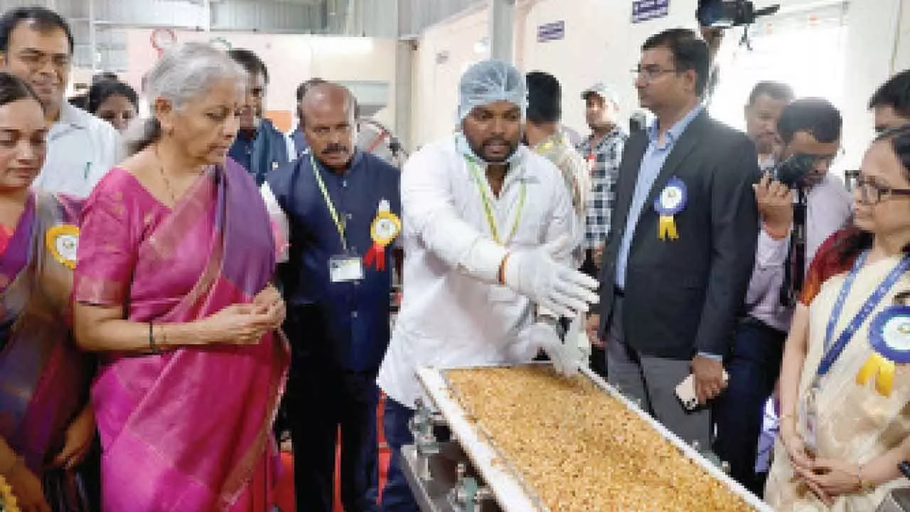 Union Finance Minister inaugurates agro-processing centre in Vijayanagara