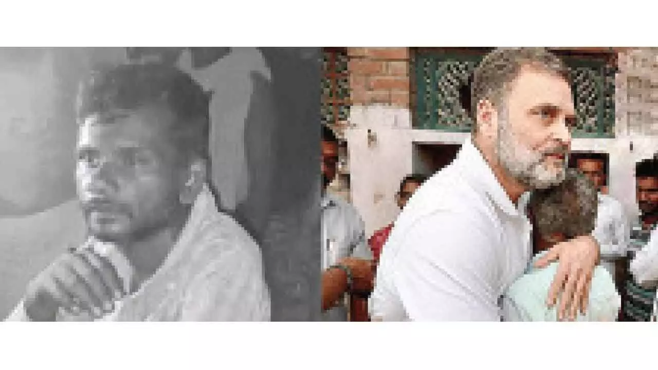 Raebareli lynching case: Rahul meets victim’s family Raebareli lynching case: Rahul meets victim’s family