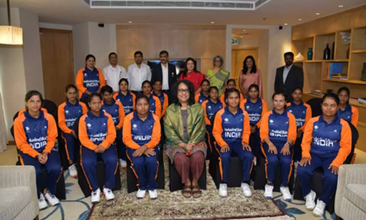 Indian women’s cricket team for the blind meets Sri Lanka PM ahead of inaugural Women’s T20 WC
