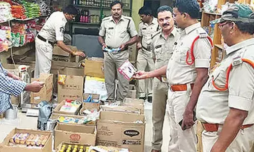 Police inspect firecracker units