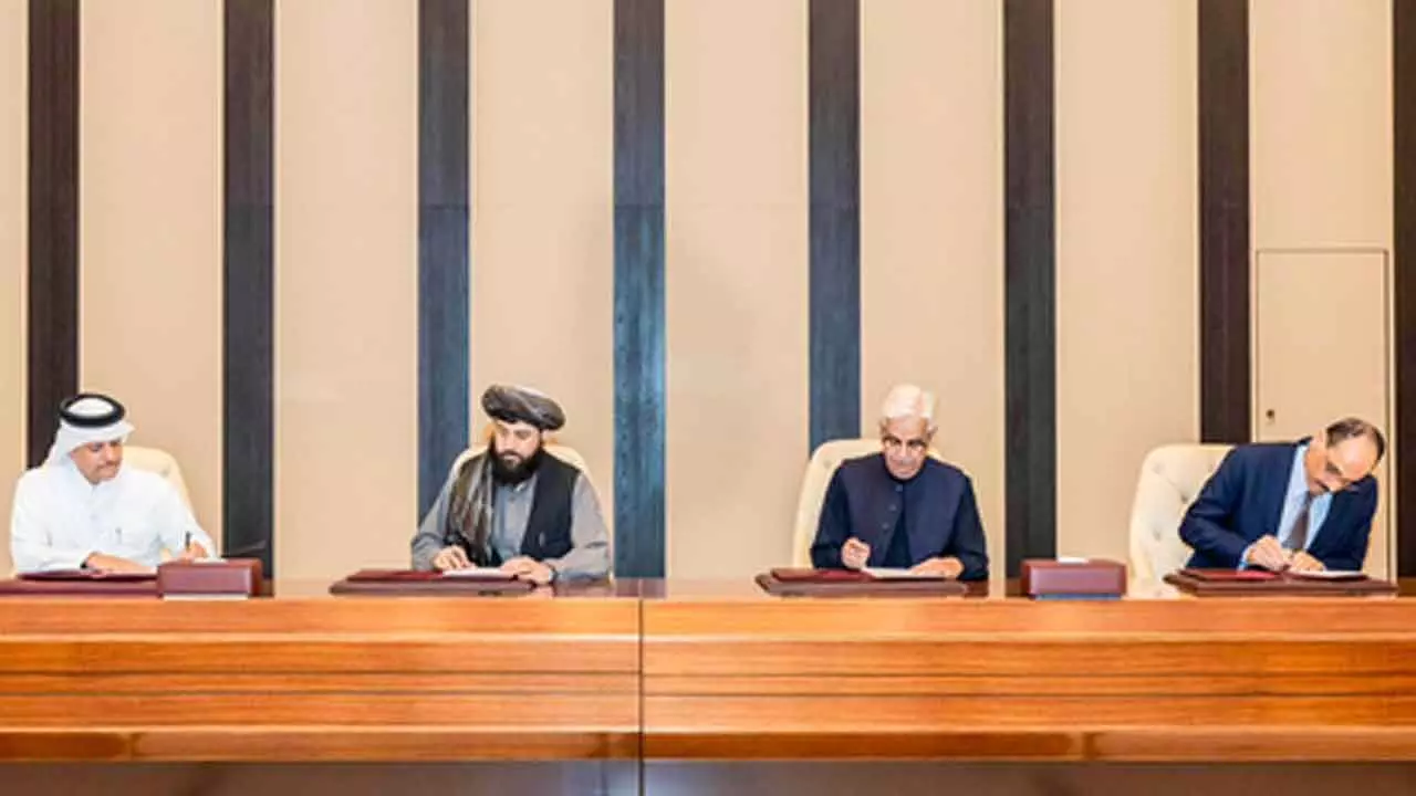 Temporary truce at Af-Pak border that has witnessed several skirmishes since Taliban took control in Kabul