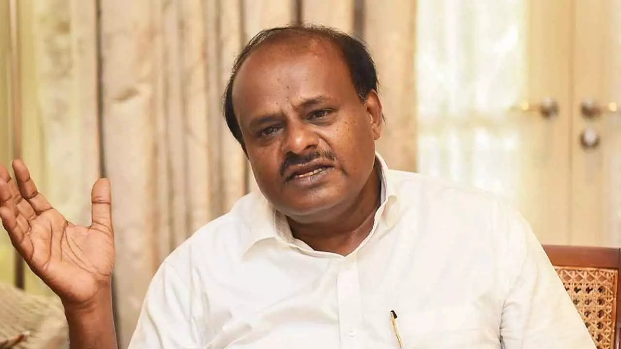 HD Kumaraswamy criticizes focusing on Kiran Mazumdar-Shaw, urges action on Bengaluru road potholes HD Kumaraswamy criticizes focusing on Kiran Mazumdar-Shaw, urges action on Bengaluru road potholes