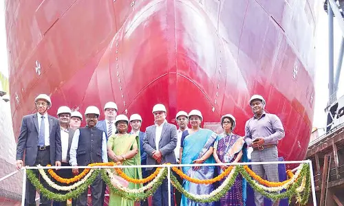 DCIL scripts history with launch of 12,000 m3 Beagle series dredger