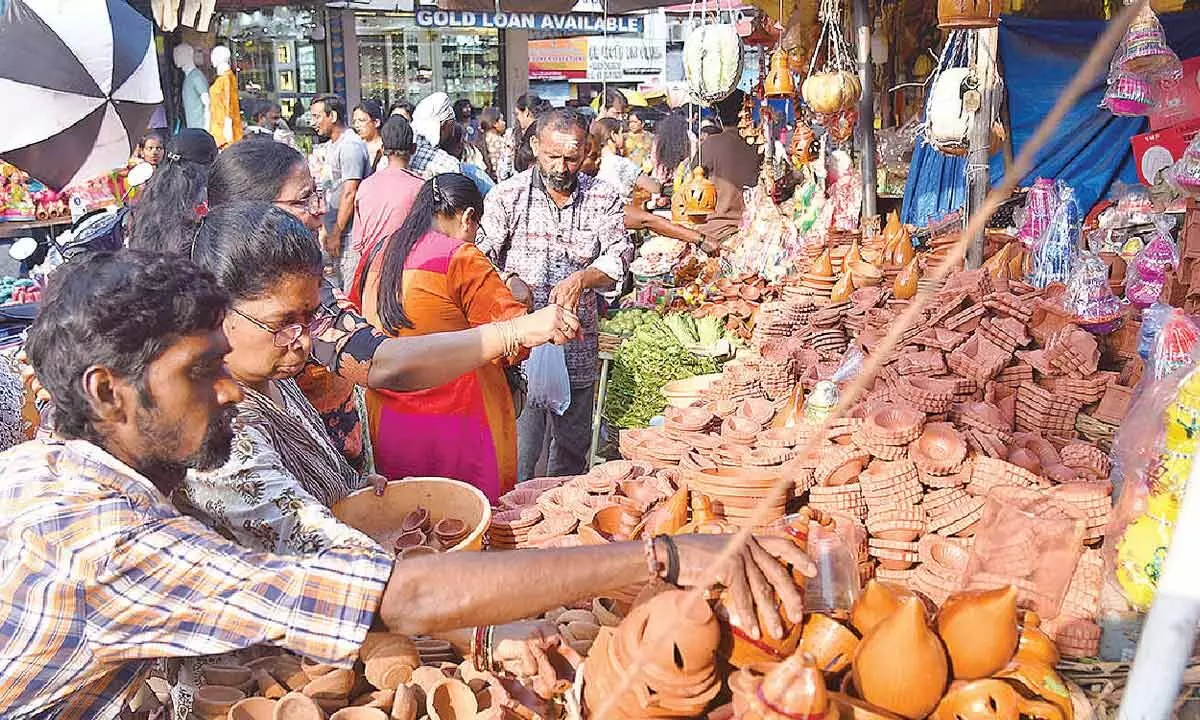 Diwali glow lights up city streets as dwellers gear up for big bang bash