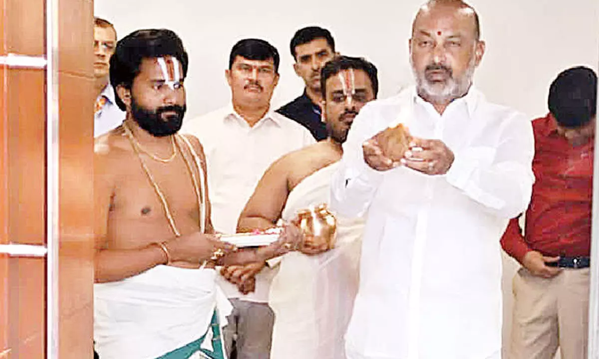 Bandi Sanjay embarks on new chapter at Kartavya Bhavan