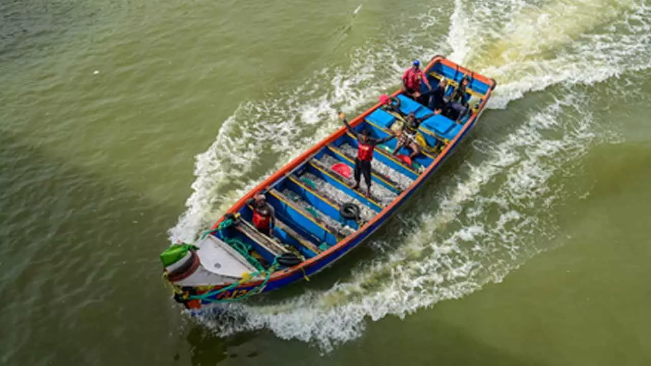 Inmarsat satellite phone services restored for TNs fishermen stranded at sea: FM Sitharaman Inmarsat satellite phone services restored for TNs fishermen stranded at sea: FM Sitharaman