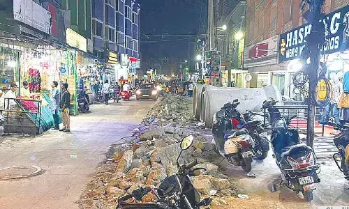 Civic works at tepid pace sparks traffic chaos in Shalibanda area