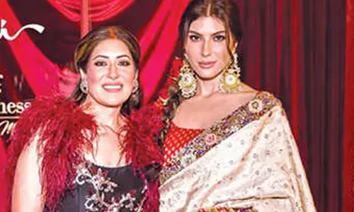 Elnaaz Norouzi shines as showstopper at Maheka Mirpuri’s cancer awareness gala