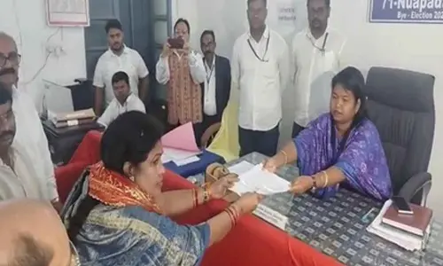 Odisha: Snehangini Chhuria files nomination as BJD candidate for Nuapada bypoll
