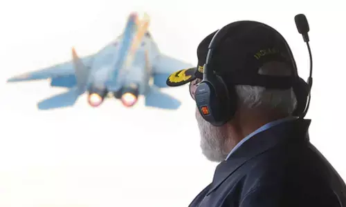 PM Modi spends Diwali onboard indigenous aircraft carrier he dedicated to nation 3 years ago