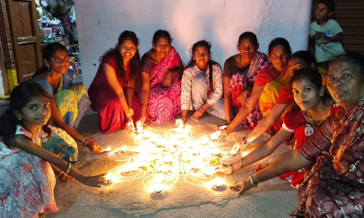 Grand Diwali Celebrations Light Up Pedda Rajamur Village Grand Diwali Celebrations Light Up Pedda Rajamur Village