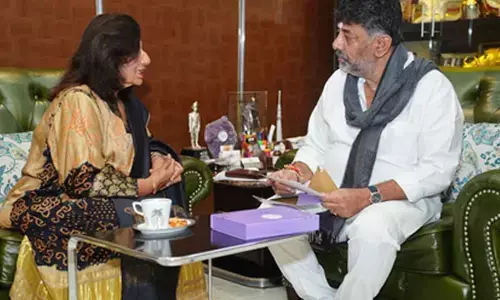 Biocon chief Kiran Mazumdar-Shaw meets Ktaka CM, Dy CM; discusses Bengalurus growth
