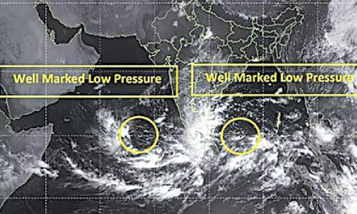 Back-to-back low-pressure over Bay