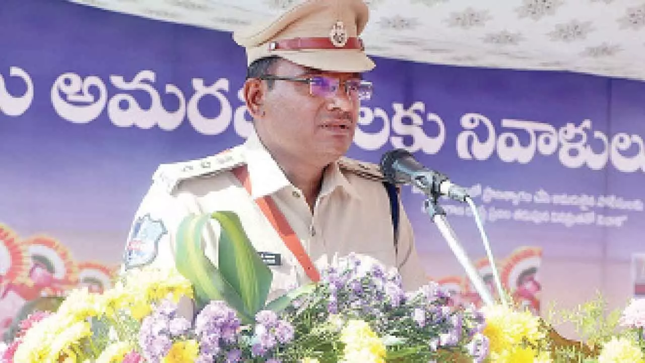 Police sacrifices invaluable, says Siddipet Police Commissioner Vijay Kumar Police sacrifices invaluable, says Siddipet Police Commissioner Vijay Kumar