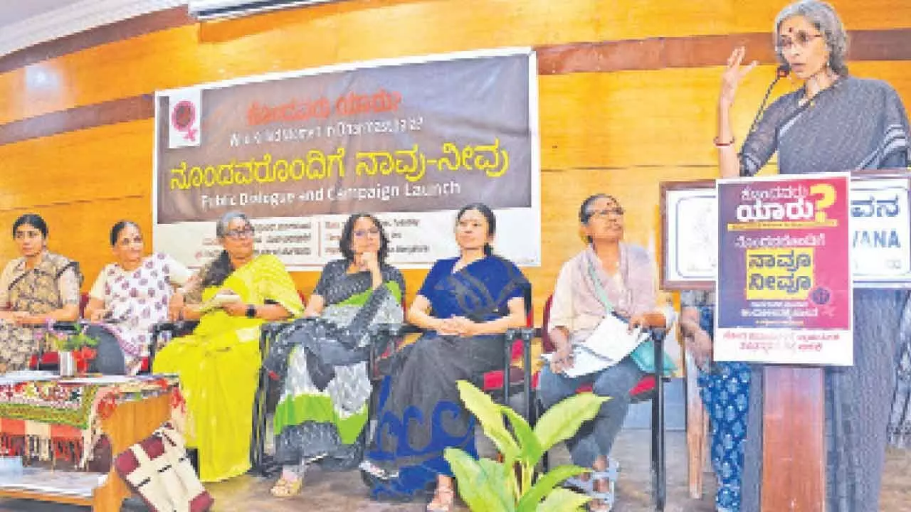 Women activists urge CM to implement Ugrappa report Women activists urge CM to implement Ugrappa report
