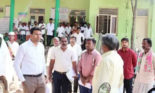 Collector B.M. Santosh Conducts Surprise Inspection at Gattu PHC, Stresses Quality and Accessible Healthcare for All