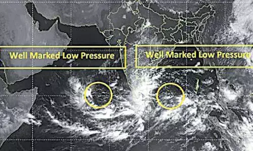 Back-to-back low-pressure over Bay