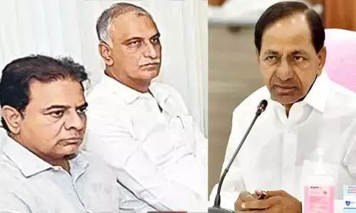 KTR and Harish Rao meets KCR to discuss on Jubilee Hills by-poll