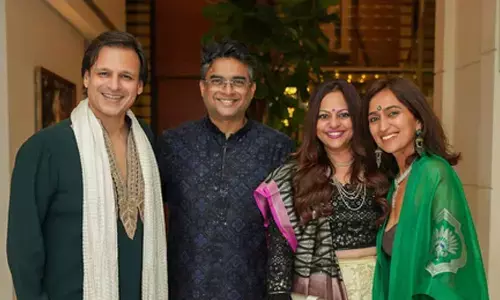 Vivek Oberoi shares glimpses from Diwali celebrations with family and R Madhavan