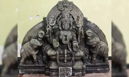 Ancient Gajalakshmi Sculpture Unearthed in Goa Linked to Kadamba Period