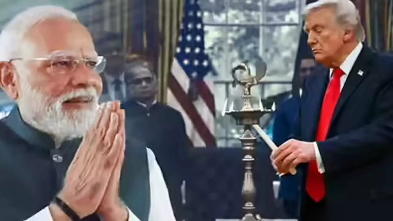 ‘Festival Of Lights’: Modi thanks Trump for Diwali greetings ‘Festival Of Lights’: Modi thanks Trump for Diwali greetings