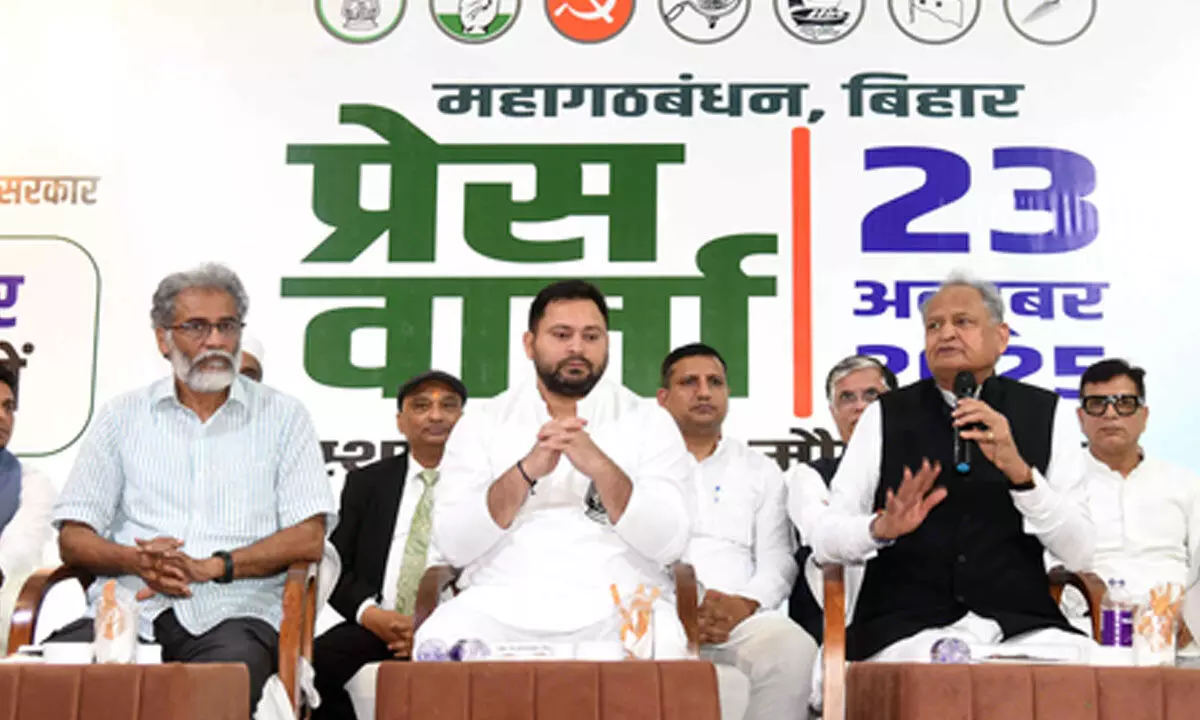 Oppn endorses ‘son-rise’ in Bihar: Tejashwi following father Lalu, mother Rabri Devi